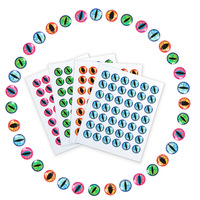 NOUVEAU OEM 3mm-12mm 50Pcs Yeux de leurres de pêche en résine 5D 4 couleurs Yeux de poisson réalistes pour la fabrication de leurres DIY, jig head et montage de mouches