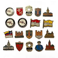Pins en émail à thèmes variés, badges de ville, badges d'agent spécial, badges sorcière en métal pour badges souvenirs personnalisés, pour collection et cadeau