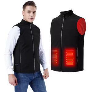 Chaleco calefactor informal de invierno para hombre con carga USB, chaqueta cálida ajustable con calefacción por infrarrojos lejanos. - Product Image 4