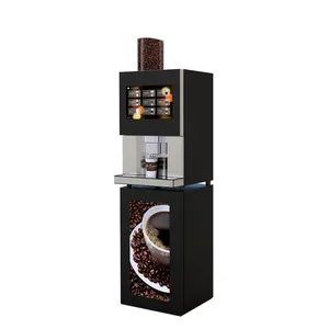 Distributeur automatique de protéines commercial Self Service Smart Milk Tea Coffee Distributeur automatique entièrement automatique