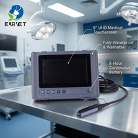 Échographe vétérinaire portable numérique étanche EURVET avec écran tactile 8 pouces pour bovins et porcins
