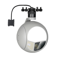 Caméra à nacelle Q30TIRM-1500 EO/IR à triple capteur avec zoom optique 30x, zoom thermique IR 7x 100 mm et télémètre laser 10 km