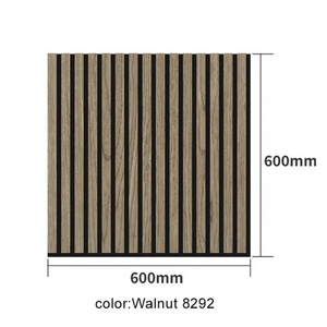 Panel Acústico de Madera Negro Moderno de 2400mm-3000mm, Tamaño Personalizable, NRC 1.0, Aislamiento Acústico para Hotel, Sala de Estar, Dormitorio - Product Image 4