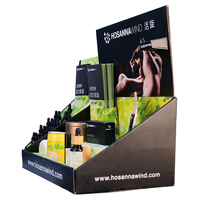 Présentoir de comptoir en carton avec Logo de Promotion PDQ cosmétique maquillage parfum huiles essentielles