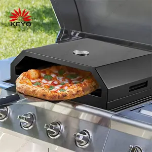 KEYO Hộp Dụng Cụ Làm Bánh Pizza Nướng Than BBQ Thương Mại Cắm Trại Ngoài Trời Có Đèn Cầm Tay LFGB