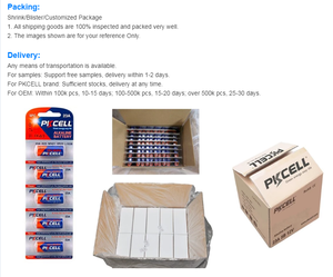 Pkcell คุณภาพสูง a23 l1028 <span class=keywords><strong>23ae</strong></span> 23a 12v แบตเตอรี่อัลคาไลน์สําหรับ doorbell - Product Image 4