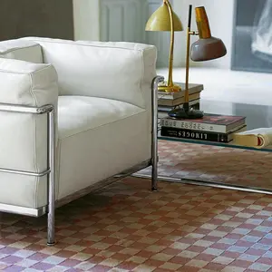 YIPJ italiano minimalista antiguo ligero diseño de lujo sala de estar Oficina sofá de cuero conjunto