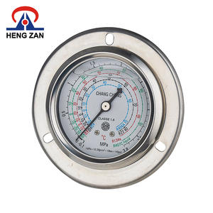 เกจวัดแรงดันน้ำยาแอร์ HENGZAN 76 มม. รุ่น <span class=keywords><strong>R134a</strong></span> สำหรับเครื่องอัดอากาศ - Product Image 1