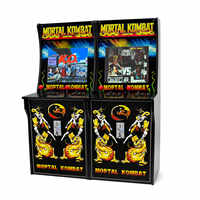 Máquina recreativa comercial de empuje de monedas para 2 jugadores, operada con monedas, versión en inglés, gabinete metálico, Mortal Kombat