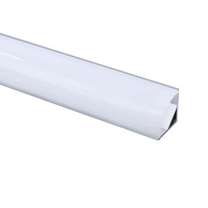 โปรไฟล์อะลูมิเนียม LED คุณภาพสูง ไม่กันน้ำ ขนาด 16*16 มม. 6063-T5 ชุบเงินแบบอะโนไดซ์ มุม 45 องศา สำหรับแถบไฟ LED กว้าง 10 มม. - Product Image 1