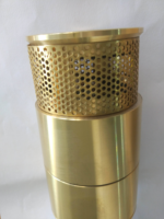 Robinet de vidange de carburant Fuelink pour station-service, en laiton de 1 pouce, à double volet, avec garantie d'un an
