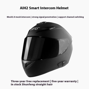 Ejeas aih2 thông minh XL Kích thước xe máy Mũ bảo hiểm với kép cho Tai nghe <span class=keywords><strong>Bluetooth</strong></span> <span class=keywords><strong>Intercom</strong></span> ABS Visor điều kiện mới OEM bảo hành - Product Image 3