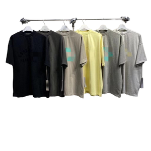 280 grammes nouvelle peur poids lourd Essenti T-Shirts luxe dieu graphique <span class=keywords><strong>personnalisé</strong></span> <span class=keywords><strong>flocage</strong></span> imprimé solide manches courtes lâche Hip Hop - Product Image 4
