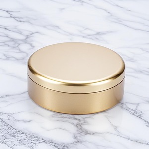 Lata Redonda Dorada Personalizada de Hojalata de Grado Alimenticio D145*H50mm para Galletas, Apta para Horno, Venta al por Mayor RTS - Product Image 5