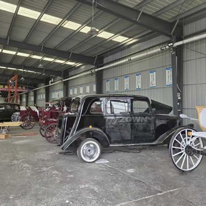 Voiture Classique Européenne Électrique Vintage, Couleur Personnalisée, Véhicule de Tourisme Rétro Écologique pour Service VIP Hôtelier - Product Image 4