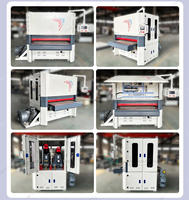 Machine à poncer le bois à bande large CNC de haute qualité pour usine, ponceuse de sol automatique CNC pour le travail du bois