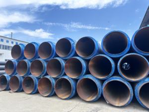 Prim doğrudan gömülü HDPE ceket boru ön yalıtımlı dikişsiz çelik poliüretan köpük sprey kaplama API petrol borusu kaynak - Product Image 3