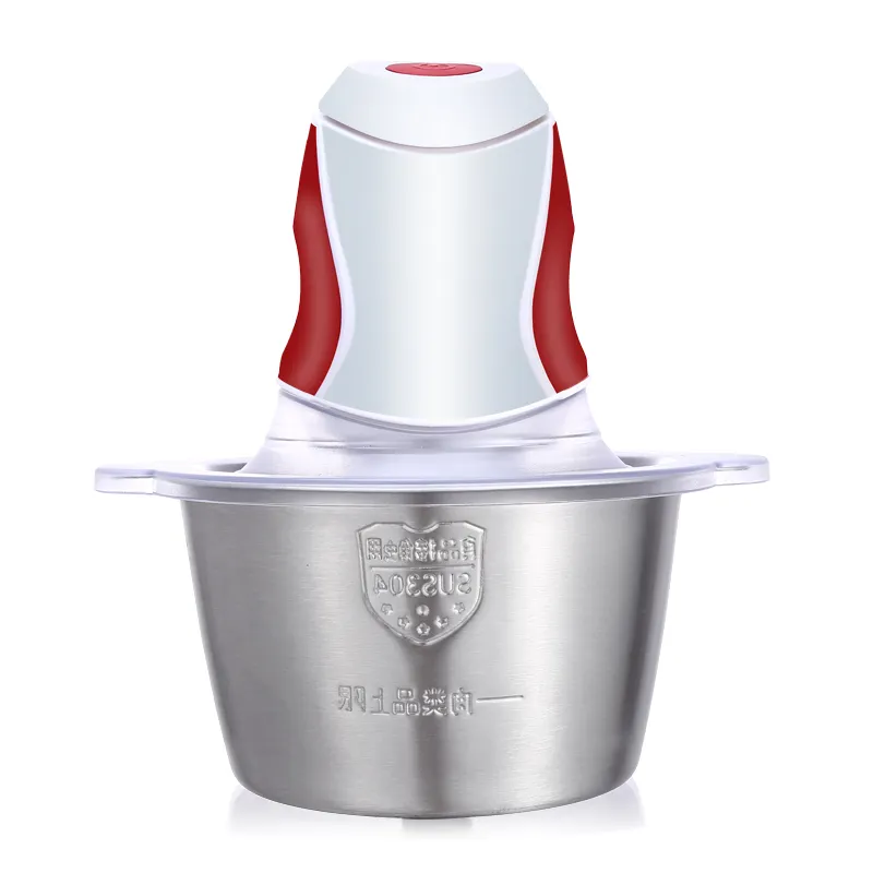 Portable Household Kitchen Vegetable Blades Stainless Small Electric Meat Grinders