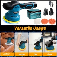 Ponceuse orbitale électrique 5 pouces 125 mm, qualité industrielle, vitesse variable, disque 300 W 120 V, portable, pour ponçage et polissage du métal et du bois, P125