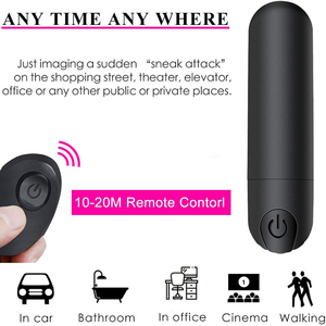 Vibratore massaggiatore proiettili, Mini stimolatore clitoride adulto Super potente per i viaggi, 10 modalità di vibrazione vibratore proiettile impermeabile - Product Image 6