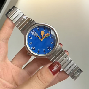 Alien Garden <span class=keywords><strong>Bob</strong></span> <span class=keywords><strong>Esponja</strong></span> no quiere ir a trabajar Reloj de pareja Nicho de estudiante de género neutral y atuendo de moda - Product Image 5