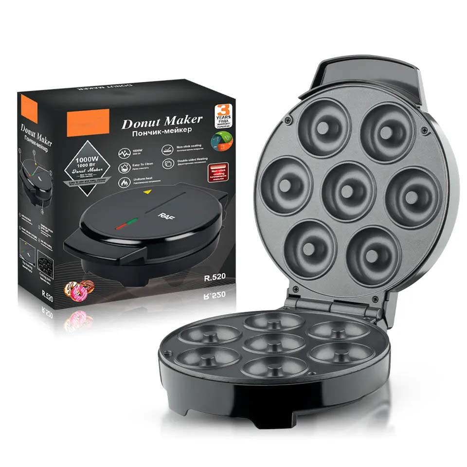 Машина для приготовления мини-пончиков с 7 отверстиями для детей