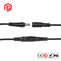 Wasserdichter DC5521 Einbau-Steckverbinder 5,5x2,1mm DC-Stromanschluss Buchse Stecker für Outdoor LED-Streifenbeleuchtung