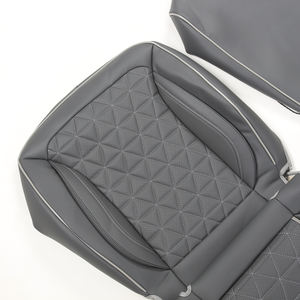 Housse de siège de voiture personnalisée GANE3D adaptée à la Ford F350, en cuir respirant et résistant à l'usure, <span class=keywords><strong>gris</strong></span> foncé - Product Image 6