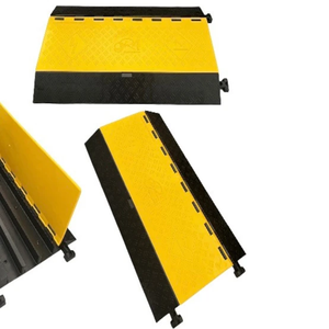 Wholesale Road Speed Bump Security Event <b>Outdoor</b> Industrial <b>Cable</b> Cover 50mm <b>Cable</b> Protector Cover With 5 Channels - Product Image 2