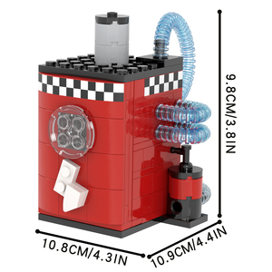 MOC1660 Colonnina di Ricarica con Vulnerabilità di Sicurezza, 135 Pezzi, Mattoncini <span class=keywords><strong>FNAF</strong></span>, <span class=keywords><strong>Gioco</strong></span> DIY, Modello Educativo da Costruire, Blocchi per Bambini - Product Image 4