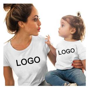 Logotipo personalizado mãe e filha combinando roupa t-shirt da família - Product Image 6