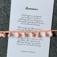 Bordure en dentelle à franges et pompons multicolores style ferme pour coussin, chemin de table, tapis