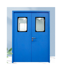 Porte de purification d'air de laboratoire d'hôpital de haute qualité, porte de salle de purification stérile <span class=keywords><strong>sur</strong></span> <span class=keywords><strong>mesure</strong></span>, enduite de couleur - Product Image 1