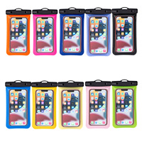 Étui de téléphone étanche certifié IPX8 en PVC transparent, sac de protection en gros pour sports nautiques, rafting, plongée, piscine