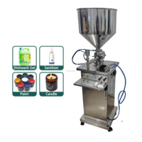 Machine de remplissage semi-automatique à piston pour liquides (10-30 BPM) – Pour miel, shampoing, jus – Remplisseur pneumatique haute précision (100-1000 ml)