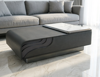 Table basse en pierre moderne minimaliste de luxe, modèle 2066