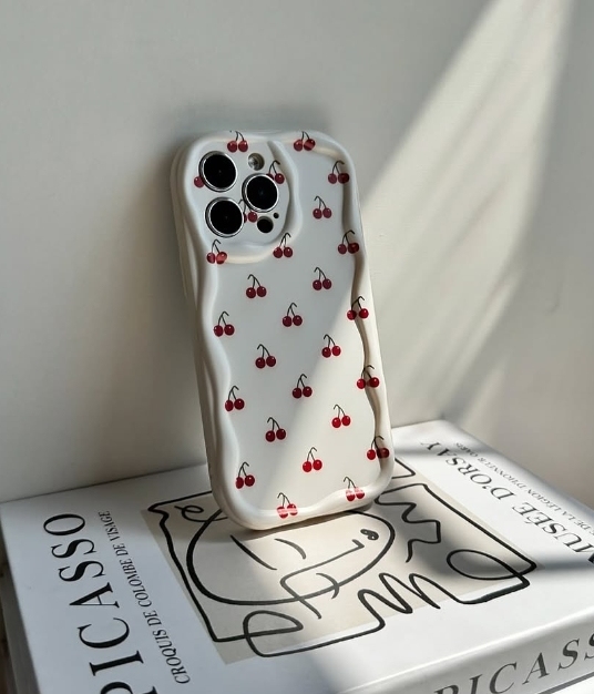 Ins Customized Design Cream Mobile Cover for All Types of Phone Pattern Tpu Soft Mobile Phone case for Iphone15 16 17 Pro Max
