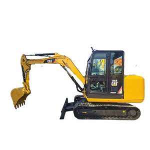 Mini-excavatrice sur chenilles 305.5e en bon état avec moteur, pompe, boîte de vitesses, capacité de godet de 0,15 m³, garantie 1 an, à vendre - Product Image 1