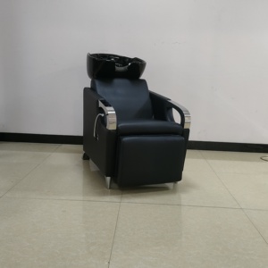 Fauteuil de lavage de luxe en cuir de haute qualité pour salon de coiffure et barbier - Vente en gros - Product Image 5