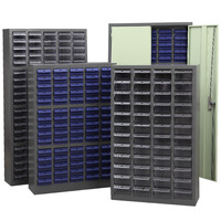Gabinete de Almacenamiento Industrial Resistente A5Parts, Metálico, Apilable, Antiestático, ESD Seguro, Ahorra Espacio, Duradero, para Logística y Manejo de Mercancías