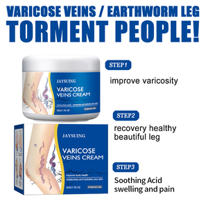 Crema JAYSUING para Várices y Arañas Vasculares, Alivia la Hinchazón y el Dolor, Ungüento Hidratante para el Cuidado <span class=keywords><strong>de</strong></span> <span class=keywords><strong>las</strong></span> <span class=keywords><strong>Piernas</strong></span>, Uso Externo, 50g - Product Image 5