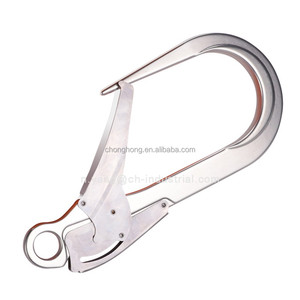 Mùa Thu Bảo Vệ Đôi Hành Động Mùa Xuân Móc Nhiệm Vụ Nặng Nề Snap Móc 25KN Carabiner Clip Nhôm Giàn Giáo An Toàn Móc - Product Image 3