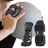 Support de doigt pour basketball en plein air, en nylon souple et résistant, avec sangles à double enroulement, compression et stabilisation sécurisées, fixation auto-agrippante pour doigt