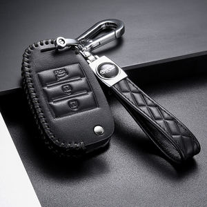Housse de clé en cuir faite à la main pour Kia sac porte-clés pliable avec fermeture suspendue Compatible avec TOUT NOUVEAU K5 K4 K3 KX5 KX1 - Product Image 6
