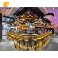 Étagère murale haut de gamme pour café, présentoir de boulangerie, vitrine à desserts, comptoir