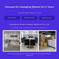 Aspirateur robot OEM BowAI OB8S, batterie 3000 mAh, autonomie de 3 heures, bac à poussière de 400 ml, faible niveau sonore de 55 dB, contrôlable par application