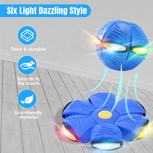 <b>Dog</b> Tooth Cleaning Training Interactive & Movement Pet Magic Flying Disc Ufo Outdoor Sports Interactive Chew <b>Ball</b> Pet Toy - Product Image 3