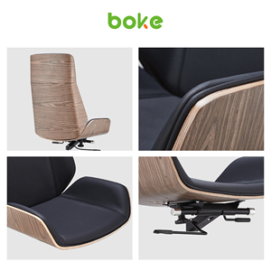 Ergonomisch Kantoormeubilair Hoge Rugleuning Pu Executive Bureaustoel Draaibaar Met Traditioneel Computertafelbureau - Product Image 4