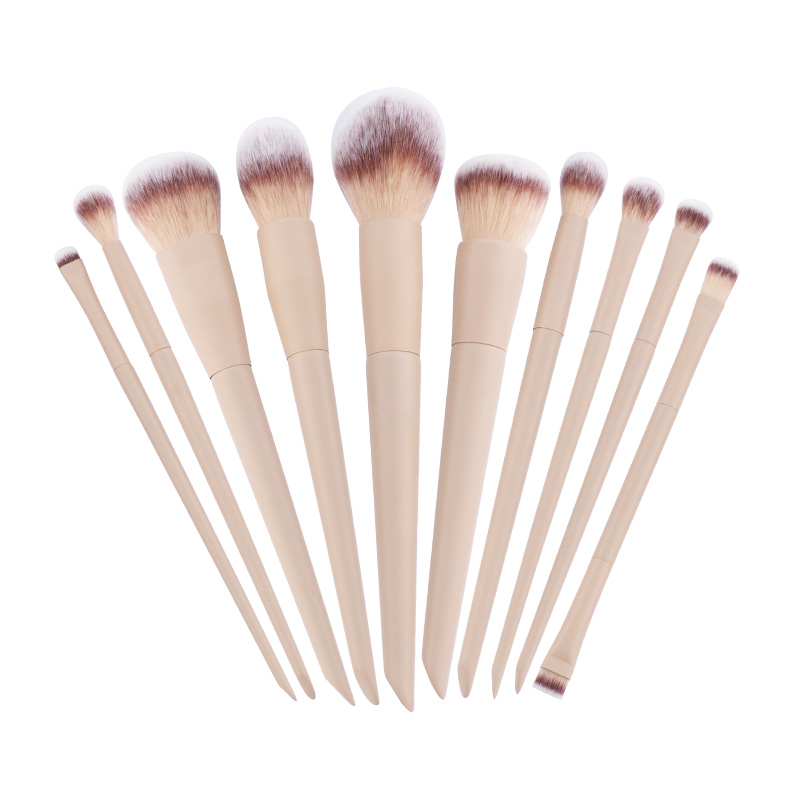 Ensemble de pinceaux de maquillage beige 2
