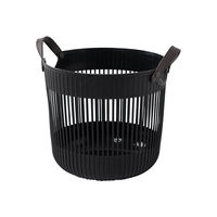 Panier de rangement pour linge en plastique multifonctionnel moyen avec poignée, vente en gros